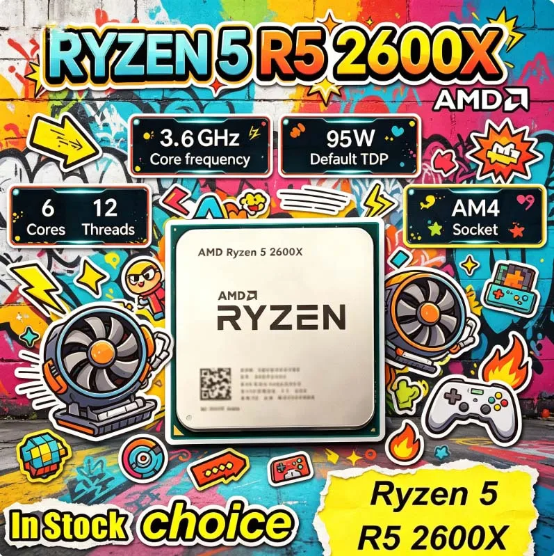 AMD Ryzen 5 2600X AM4 CPU Proc - Amd Cpu Ryzen 5 review and price