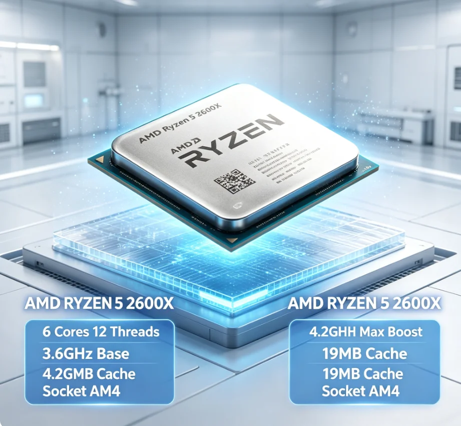 AMD Ryzen 5 2600X Desktop CPU  - Amd Cpu Ryzen 5 review and price