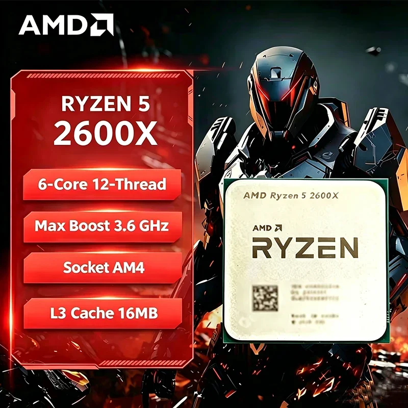 AMD Ryzen 5 R5 2600X CPU 6-Cor - Amd Cpu Ryzen 5 review and price