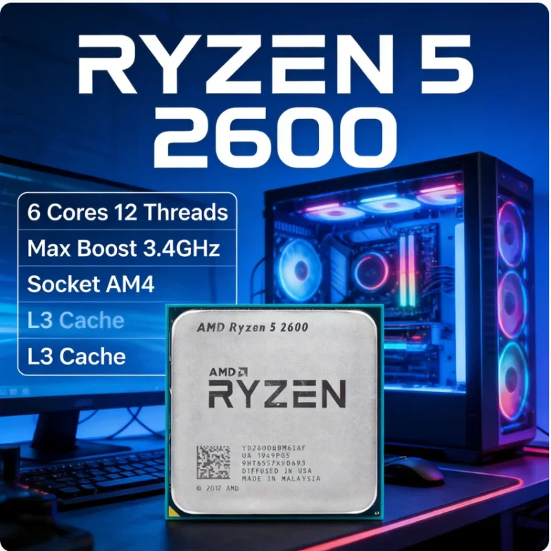 AMD Ryzen5 2600 R5 2600 Deskto - Amd Cpu Ryzen 5 review and price